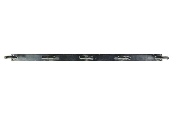 Racks - Vintage European 27.75 in. Chrome 5 Hook Aluminum Coat Wall Rack