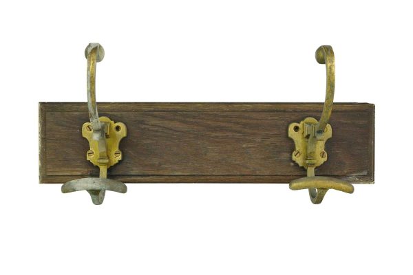 Racks - Vintage European French Bronze Hook Wall Rack