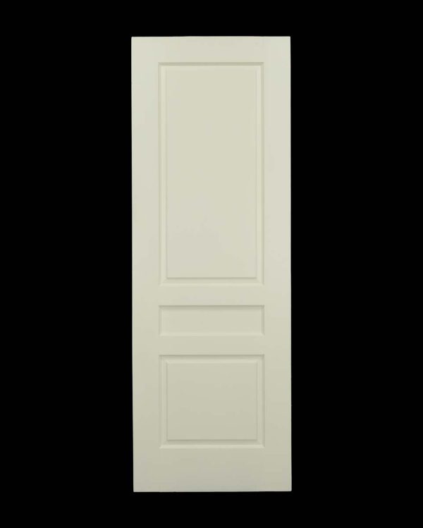 Standard Doors - Well Crafted French 3 Pane White Poplar Swinging Door 83.75 x 29.625