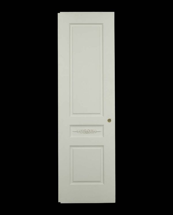 Standard Doors - Well Crafted French 3 Pane White Poplar Swinging Door 84 x 24.9