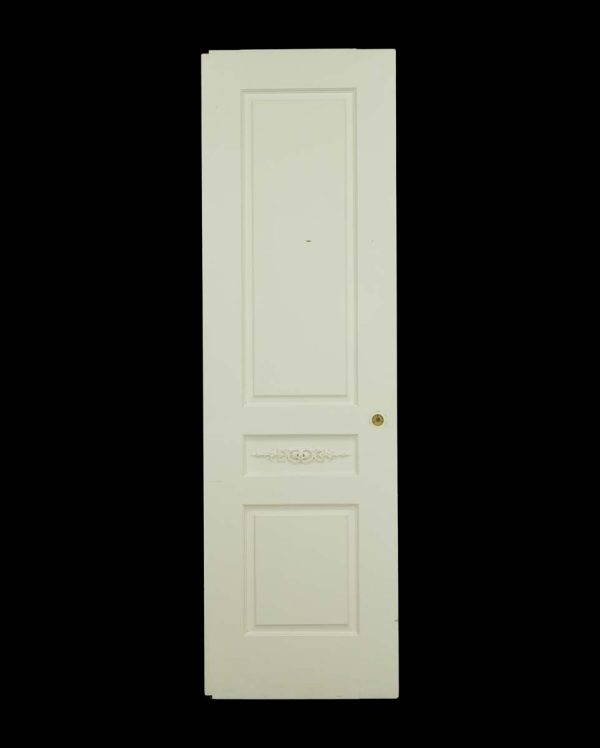 Standard Doors - Well Crafted French 3 Pane White Poplar Swinging Door 84 x 25