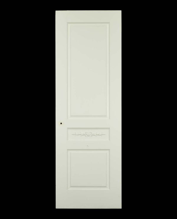 Standard Doors - Well Crafted French 3 Pane White Poplar Swinging Door 84 x 28