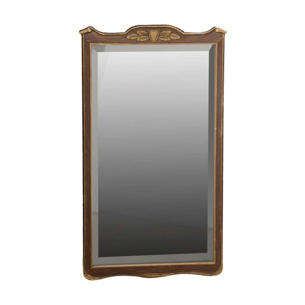 Antique Mirrors - Vintage Federal Rectangle Wall Mirror 26.875 x 15.375