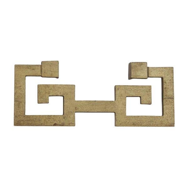 Applique - Vintage One Sided Bronze Greek Key Applique