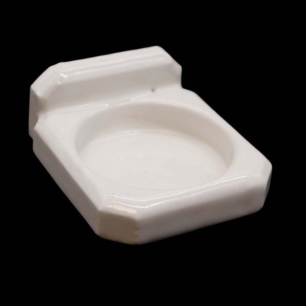 Bathroom - Vintage Ceramic Surface Mount White Cup Holder
