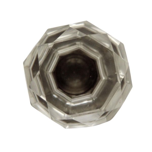Cabinet & Furniture Knobs - Vintage 1.375 in. Clear Cut Crystal Drawer Cabinet Knob
