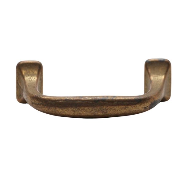 Cabinet & Furniture Pulls - Antique 3.125 in. Classic Brass Plated Steel Bridge Drawer Pull