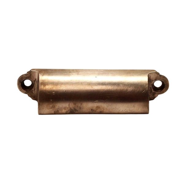 Cabinet & Furniture Pulls - Antique 3.75 in. Traditional Polished Brass Bin Pull
