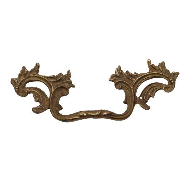 Cabinet & Furniture Pulls - Antique 7.625 in. French Provincial Brass Drawer Pull