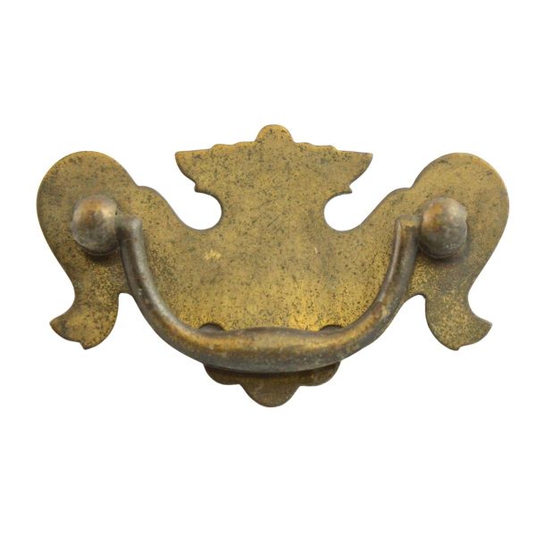 Cabinet & Furniture Pulls - Vintage 2.75 in. Chippendale Brass Bail Drawer Pull