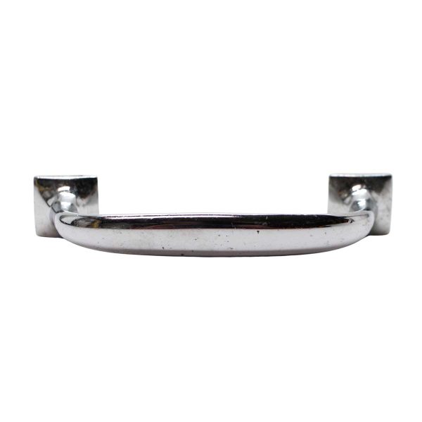 Cabinet & Furniture Pulls - Vintage 4.25 in. Classic Chrome Plated Brass Drawer Bridge Pull