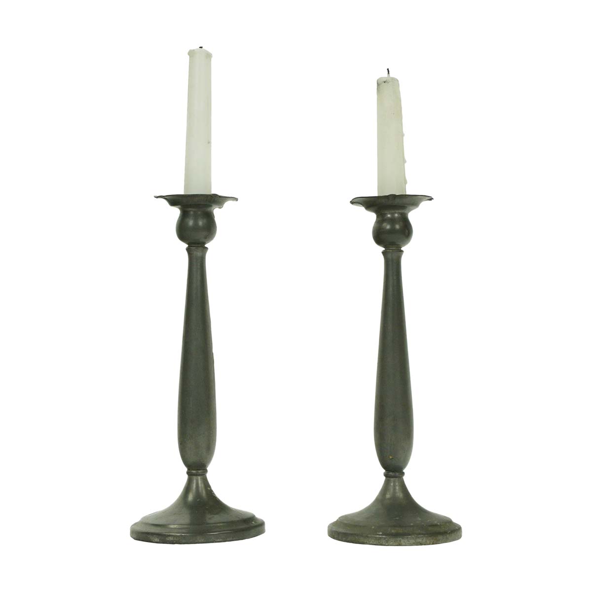 Pair of Mottahedeh Fine Dining Repro Solid Brass Candle Holders