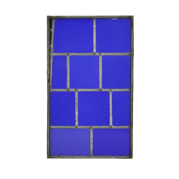 Exclusive Glass - Dark Blue Robert Sowers JFK Airport Stained Glass Window