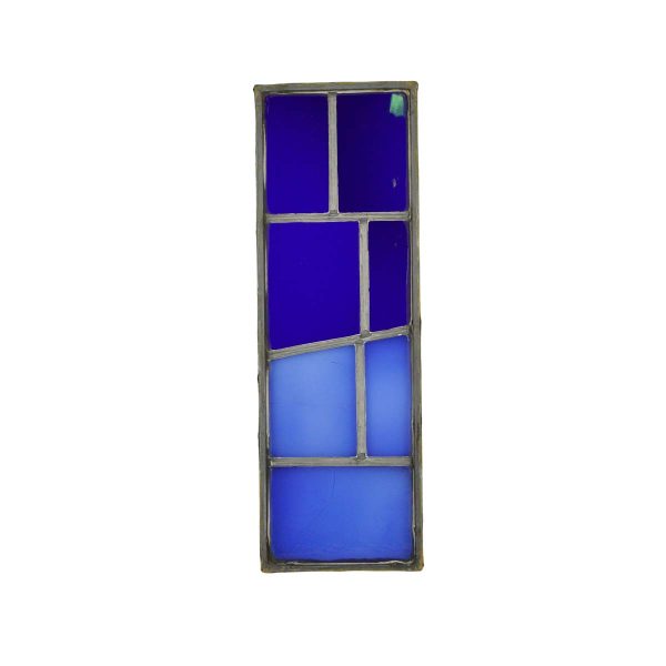 Exclusive Glass - Light & Dark Blue Robert Sowers JFK Airport Stained Glass Window