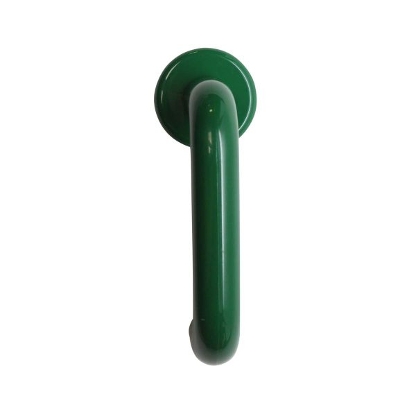 Levers - Modern Green Plastic Lever Handle with Rosette