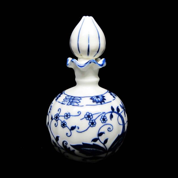Personal Accessories - Vintage Vienna Woods Blue & White Porcelain Perfume Bottle