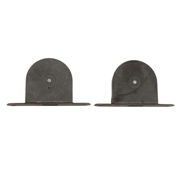 Pocket Door Hardware - Pair of Antique 6 in. Steel Pocket Door Wheels