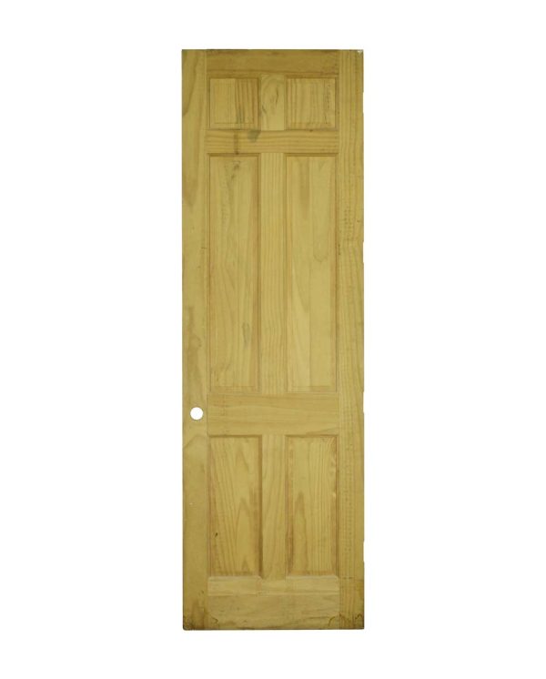 Standard Doors - Unfinished 6 Pane Pine Wood Interior Passage Door 96.25 x 30.125