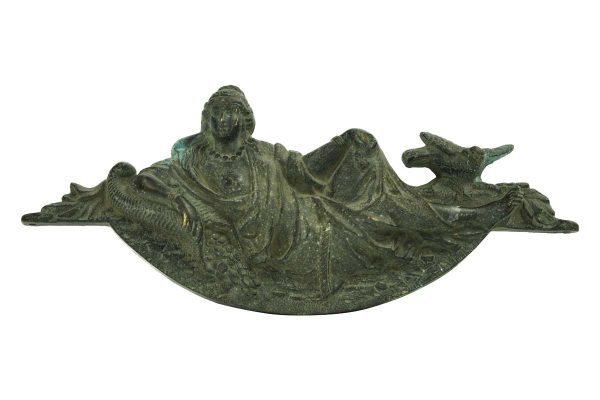 Statues & Sculptures - Rare Brass Depiction of Abundanita The Goddess of Abundance Statue