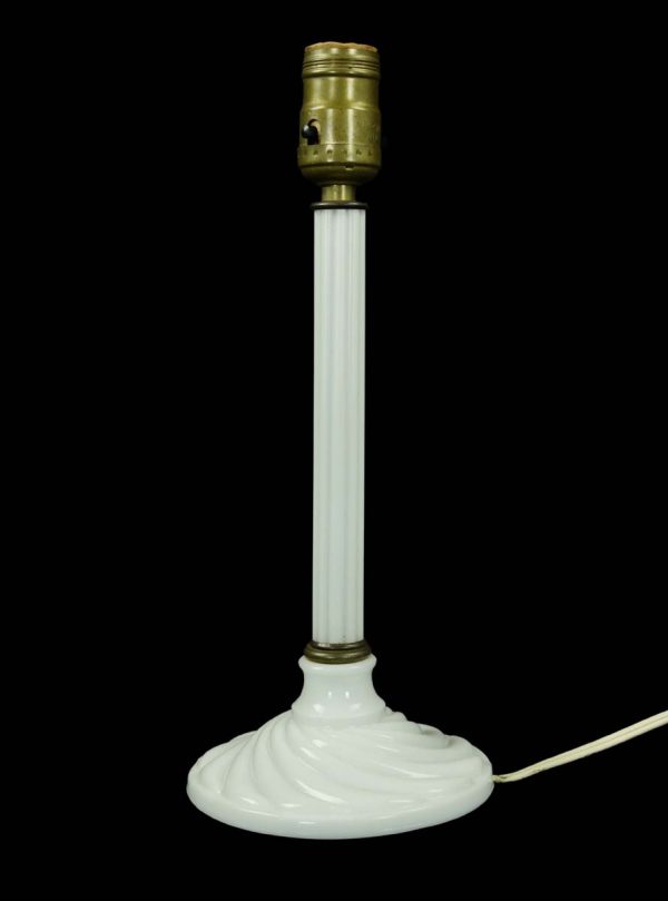 Table Lamps - Vintage White Porcelain Table Lamp