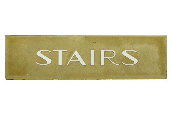 Waldorf Astoria - Waldorf Astoria Acrylic & Brass Coated Translucent Letters Stairs Sign