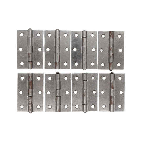 Cabinet & Furniture Hinges - Set of 8 Steel 2.5 x 1.6875 Butt Cabinet Hinges