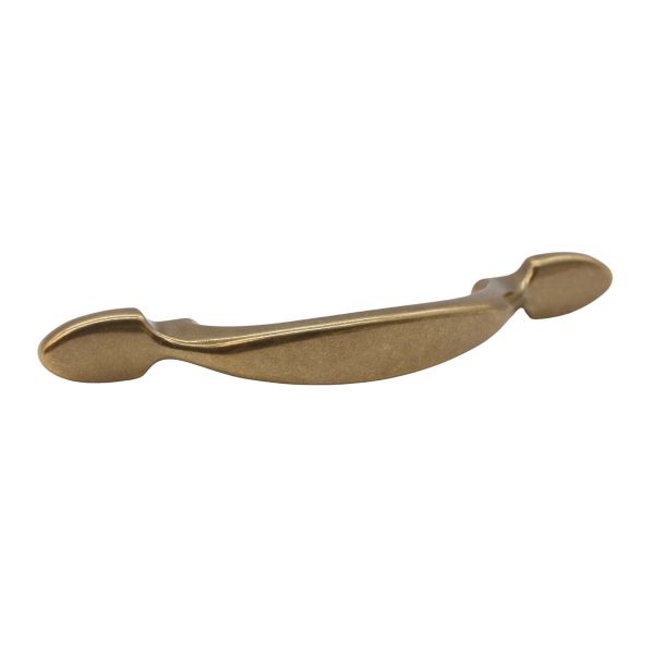 Cabinet & Furniture Pulls - 5.625 in. Modern Brushed Brass Bridge Drawer Pull