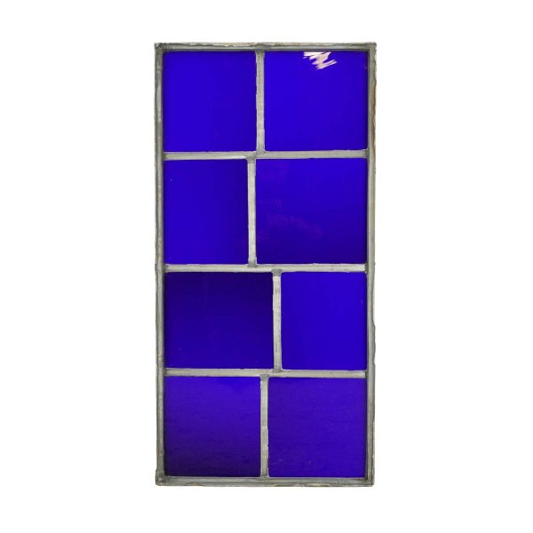 Exclusive Glass - Blue & White Robert Sowers JFK Airport Stained Glass Window