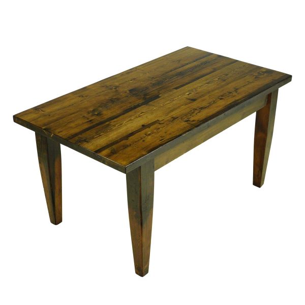 Farm Tables - Handcrafted 5 ft. Pine Wood Tapered Legs Dining Farm Table