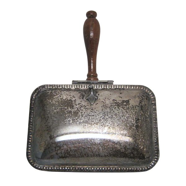 Kitchen - Vintage Sheffield Silver Bulter Crumb Catcher with Wood Handle