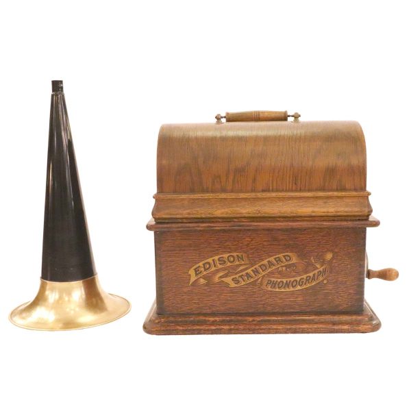 Musical Instruments - Antique Thomas Edison Standard Phonograph c. 1903