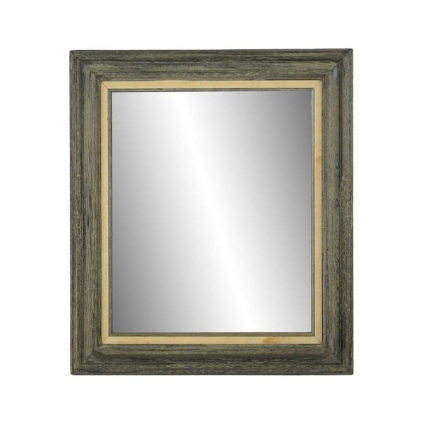 Wood Molding Mirrors - Reclaimed Weathered Gray & Tan Pine Molding Wall Mirror