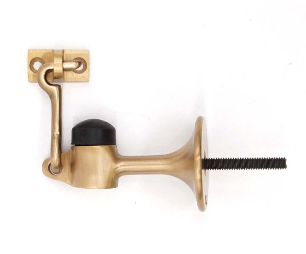 Door Hardware - Commercial Brass Wall Mount Latch Door Stopper