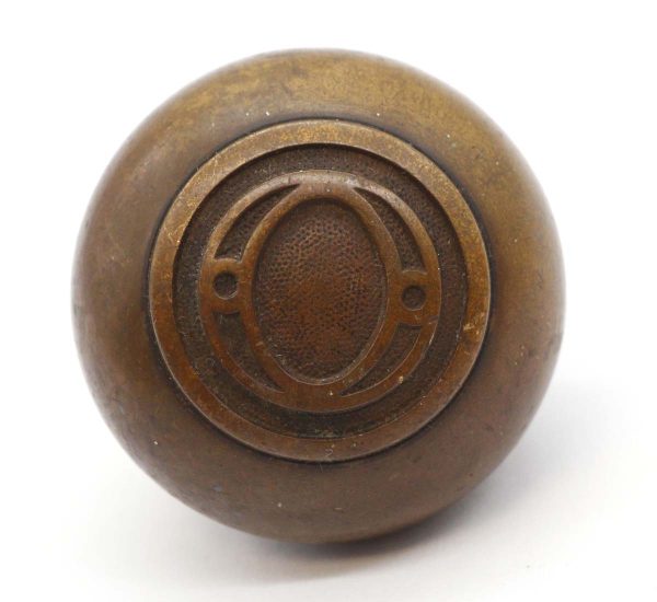 Door Knobs - Vintage Bronze O Emblematic Passage Door Knob