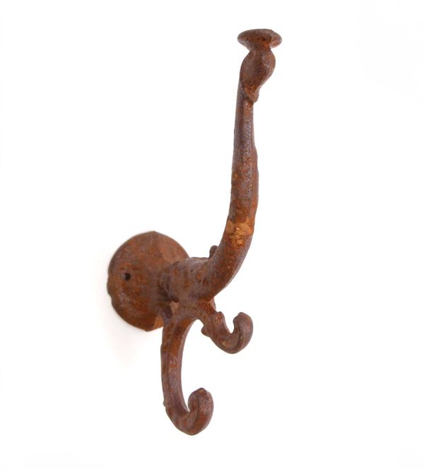 Single Hooks - Ornate Cast Iron Triple Hook