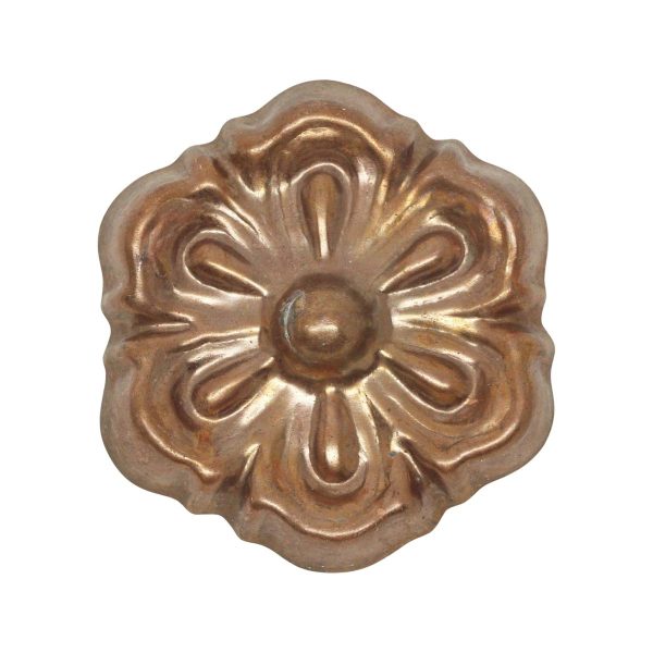 Applique - Copper Plated Aluminum Flower Applique
