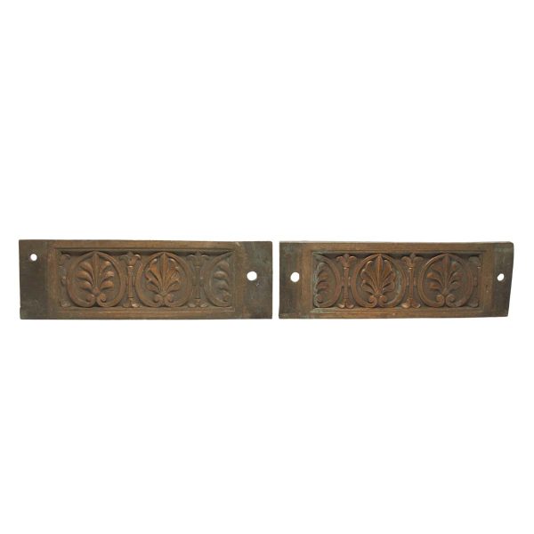 Applique - Pair of Decorative Bronze Pieces