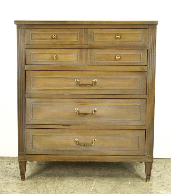 Bedroom - United Furniture Corp. Pine 5 Drawer Highboy Dresser