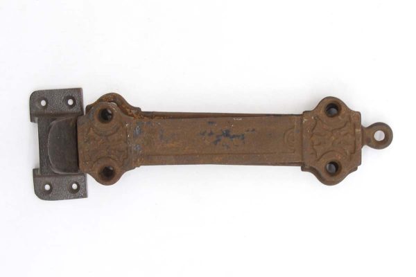 Door Locks - Antique Victorian Cast Iron Spring Door Bolt