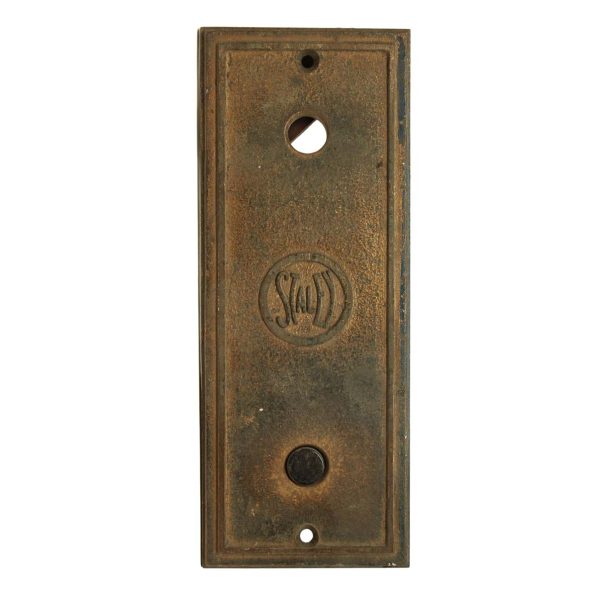 Elevator Hardware - Bronze Staley Elevator Button Plate