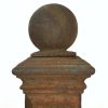 Railings & Posts - Reclaimed Traditional 43.25 in. Cast Iron Newel Post