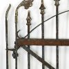 Railings & Posts - Set of Antique Wrought & Cast Iron Fencing & Gate