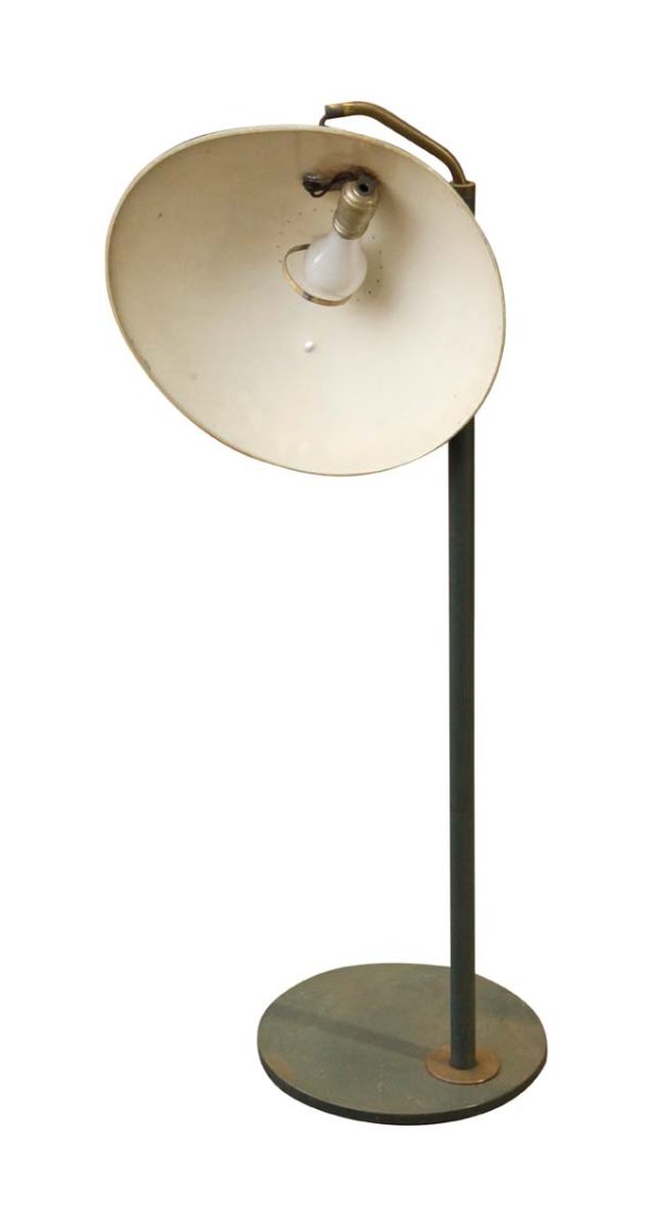 Floor Lamps - Vintage 54 in. Industrial Green Steel Floor Lamp