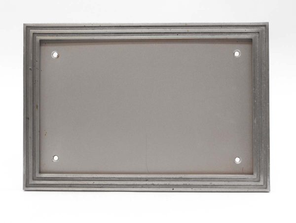 Frames - Vintage 9.25 x 6.25 in. Rectangle Nickel Over Brass Wall Mount Frame