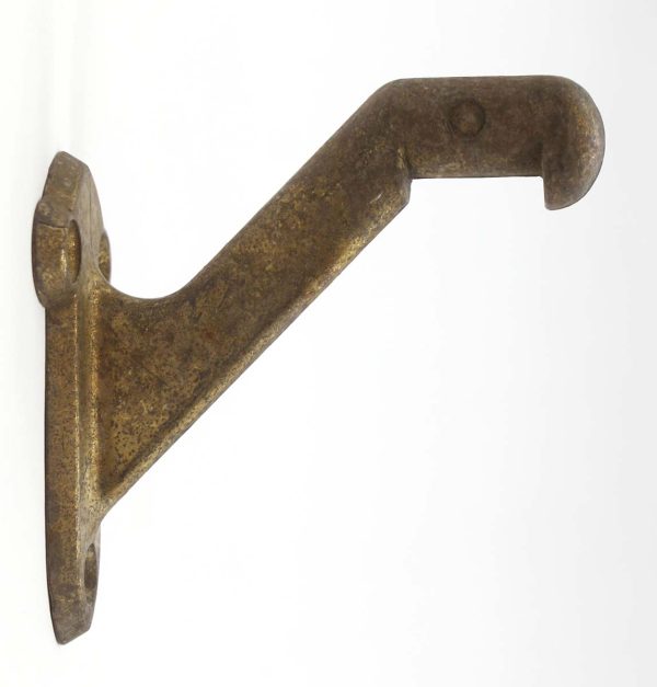 Railing Hardware - Antique Brass Handrail Bracket