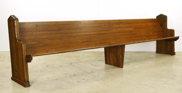 Seating - Reclaimed 11.25 ft. Oak Church Pew Bench