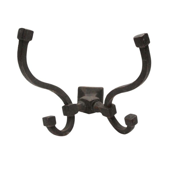 Single Hooks - Cast Bronze Hook with Black Finish