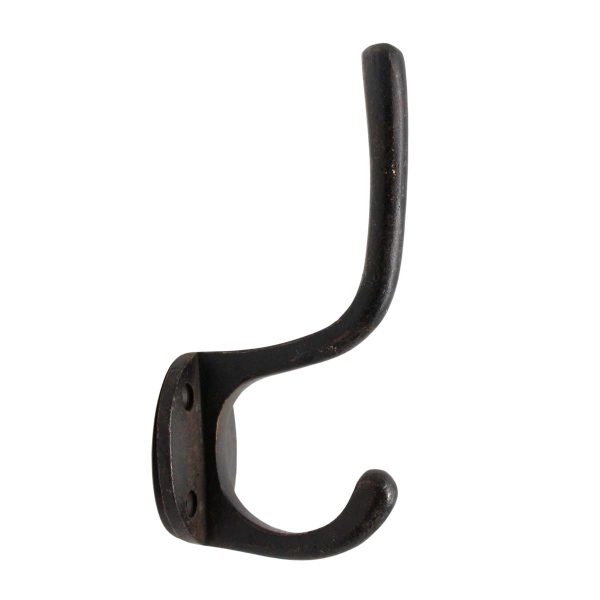 Single Hooks - Cast Bronze Hook with Black Finish