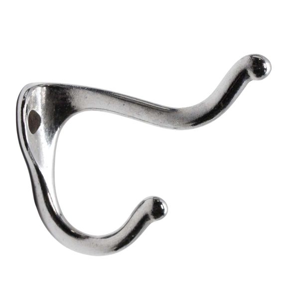 Single Hooks - Chrome Over Brass Wall Hook