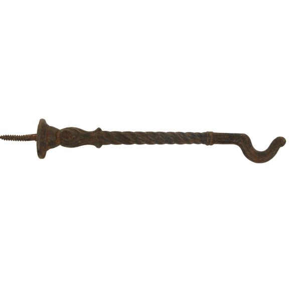 Single Hooks - Single Victorian Cast Iron Plant Screw Hook